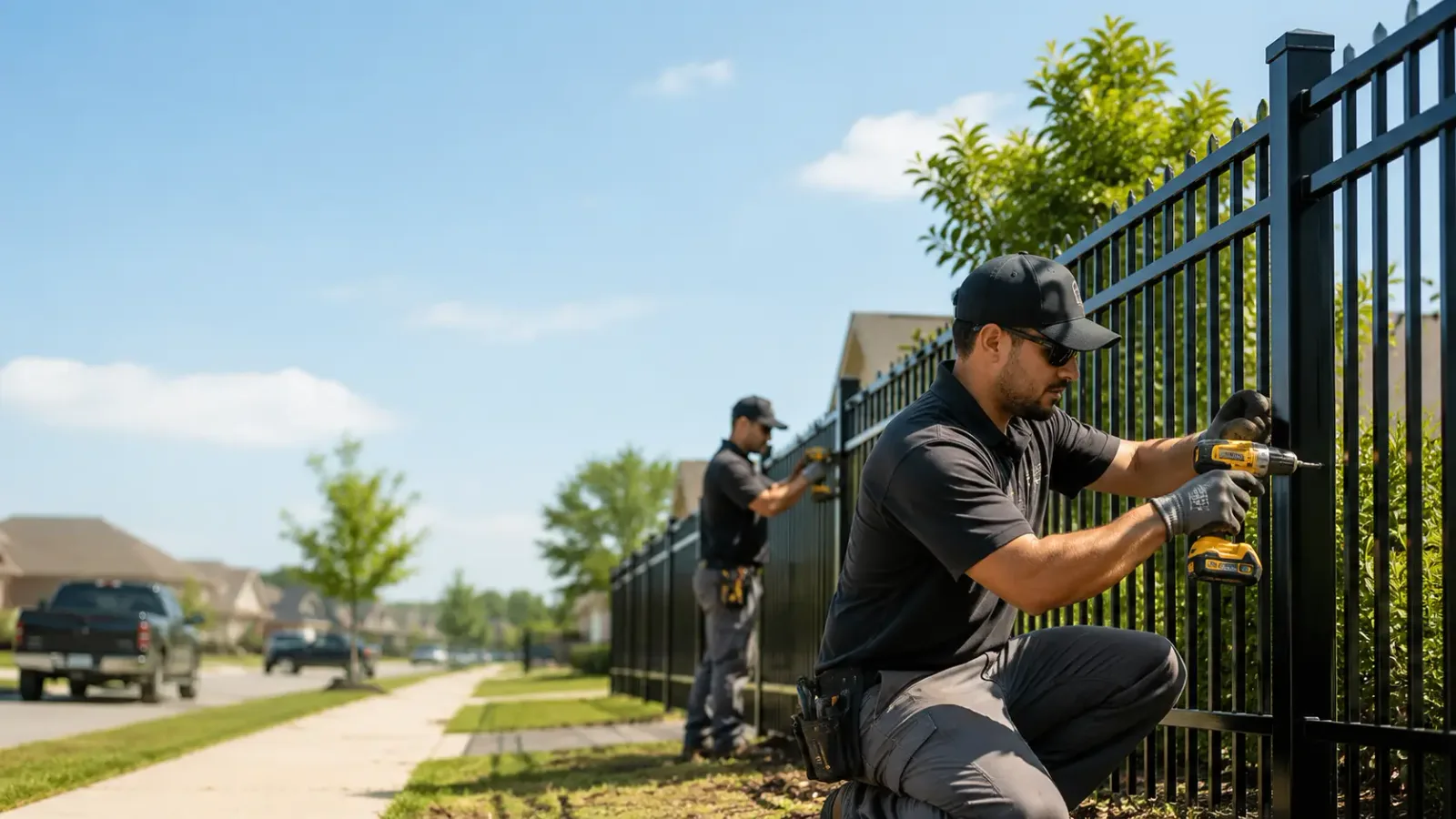 Metal Fence Installation in Darien, CT